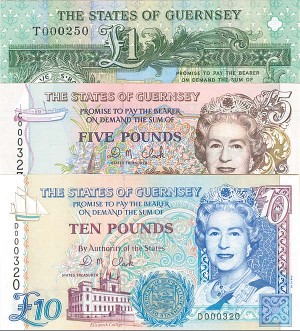 Guernsey - Foreign Paper Money